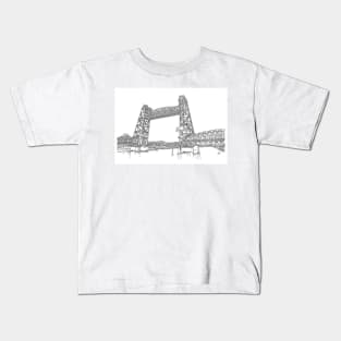 Rotterdam bridge Kids T-Shirt